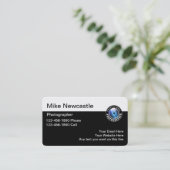 Einzigartiger Fotograf Visitenkarte (Stehend Vorderseite)