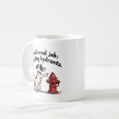 Einzigartiger freiwilliger Feuerwehrmann Dalmatine Kaffeetasse (Vorderseite Links)