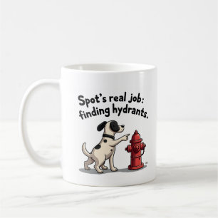 Einzigartiger freiwilliger Feuerwehrmann Dalmatine Kaffeetasse