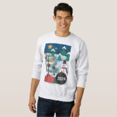 Einzigartiger froher Weihnachtsgeschenk - Weihnach Sweatshirt (Vorne ganz)