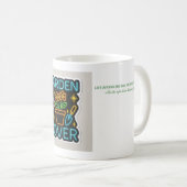 Einzigartiger Garden & Quote Coffee Cup. Kaffeetasse (VorderseiteRechts)