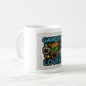 Einzigartiger Garden & Quote Coffee Cup. Kaffeetasse (Vorderseite Links)