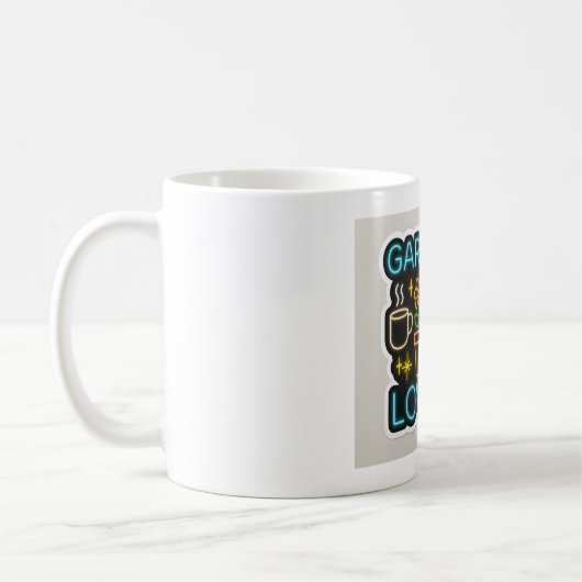 Einzigartiger Garden & Quote Coffee Cup. Kaffeetasse (Links)