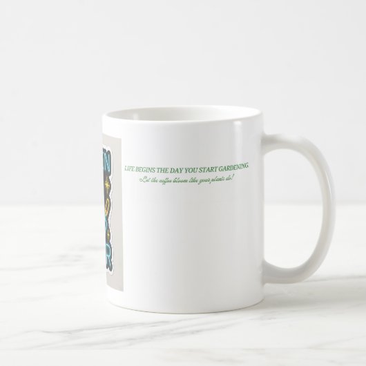 Einzigartiger Garden & Quote Coffee Cup. Kaffeetasse (Rechts)