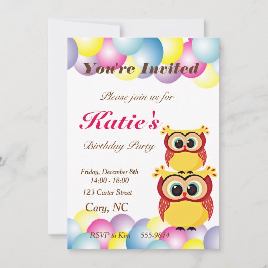 Einzigartiger Geburtstag der Babykeule Einladung (Vorderseite)