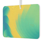 Einzigartiger Gelber Abstrakter-Design-Air-Freshen Autolufterfrischer (Links)