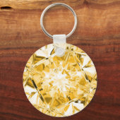 Einzigartiger gelber Diamant-Individuelle Name Mod Schlüsselanhänger (Vorderseite)