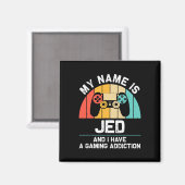 Einzigartiger Geschenkname Personalisiert Lustiger Magnet (Vorderseite/Rückseite)