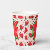 Einzigartiger Glitzer Moderne Wassermelone Kinderd Pappbecher (Rechts)