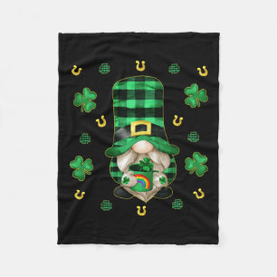 Einzigartiger Gnome St Patricks Day - Niedliches B Fleecedecke