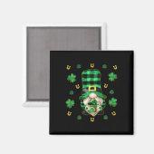 Einzigartiger Gnome St Patricks Day - Niedliches B Magnet (Vorderseite/Rückseite)