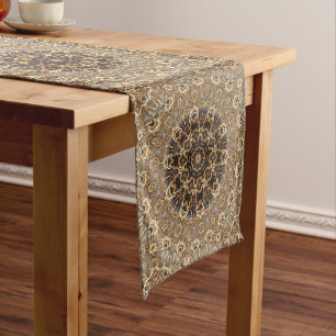 Einzigartiger Gold Decorator Mittelgroßer Tischläufer