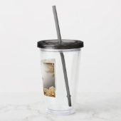 Einzigartiger Gold Dekorativer Holiday Acrylic Tum Acryltrinkbecher (Links)