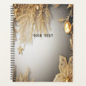 Einzigartiger Goldener Dekorationstag Planer (Vorderseite)