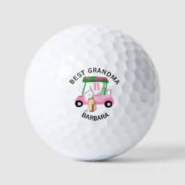 Einzigartiger Golf Cart Beste Grandma Monogramm Na Golfball