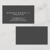 Einzigartiger Grauer Anwalt mit Juristischer Stand Visitenkarte (Vorne/Hinten)