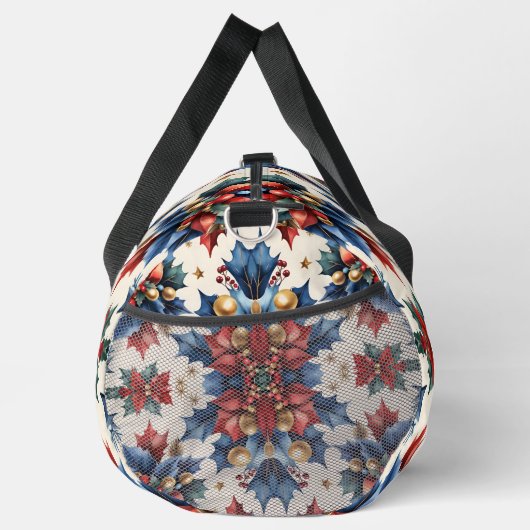 Einzigartiger Großer Weihnachtsduffel-Beutel Duffle Bag (Rechts)