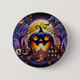 Einzigartiger Gwer Pumpkin Button - Halloween Styl