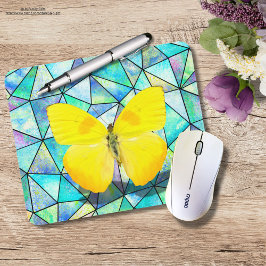 Einzigartiger Hintergrund Farbiges geometrisches B Mousepad