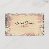 Einzigartiger Hintergrund Visitenkarte (Vorderseite)