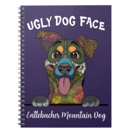 Einzigartiger Hundenhund Notizblock