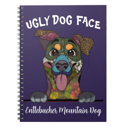 Einzigartiger Hundenhund Notizblock (Vorderseite)