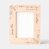 Einzigartiger Individuelle Name Weihnachtsfest in Geätzte Rahmen (Vorderseite)