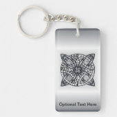 Einzigartiger inspirierter keltischer Knoten Schlüsselanhänger (Vorderseite)