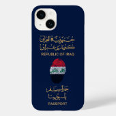 Einzigartiger Irak Reisepass Print Souvenir Case-Mate iPhone Hülle (Rückseite)
