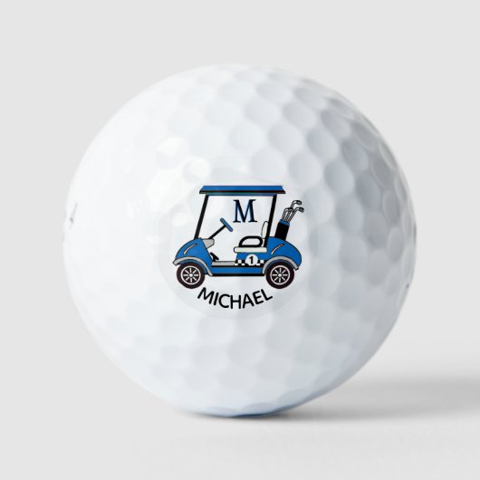 Einzigartiger Kartonname Name Golf Balls Golfball (Vorderseite)