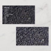 Einzigartiger Kies Visitenkarte (Vorne/Hinten)