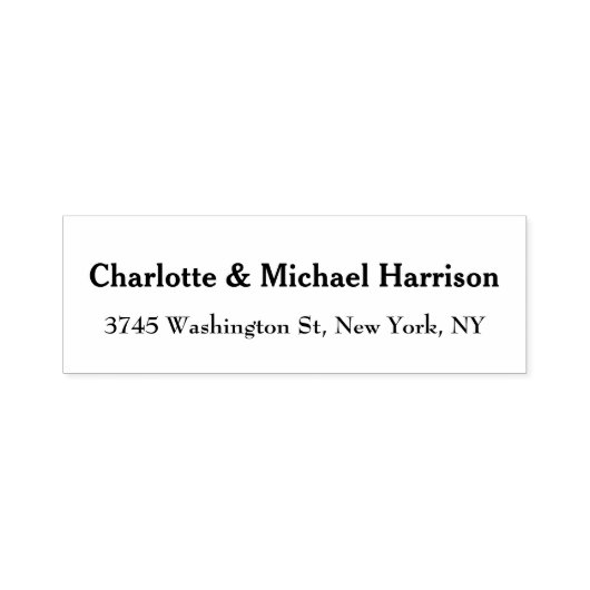 Einzigartiger, klassischer, feiner Text - Elegante Permastempel (Design)