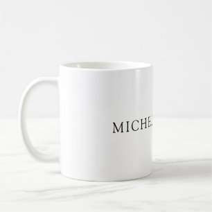 Einzigartiger klassischer Minimalistischer Schlich Kaffeetasse