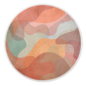 Einzigartiger Knoblauch für künstlerische Keramik Keramikknauf (Vorderseite)