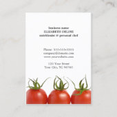 Einzigartiger Koch für saubere Tomaten/Paradeiser Visitenkarte (Vorderseite)