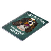 Einzigartiger König Charles Cavalier hässliches Hu Notizblock (Linke Seite)