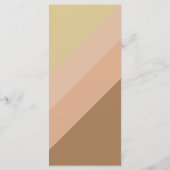 Einzigartiger Kunstgiesserei Terracotta Rodelbahn Menükarte (Rückseite)