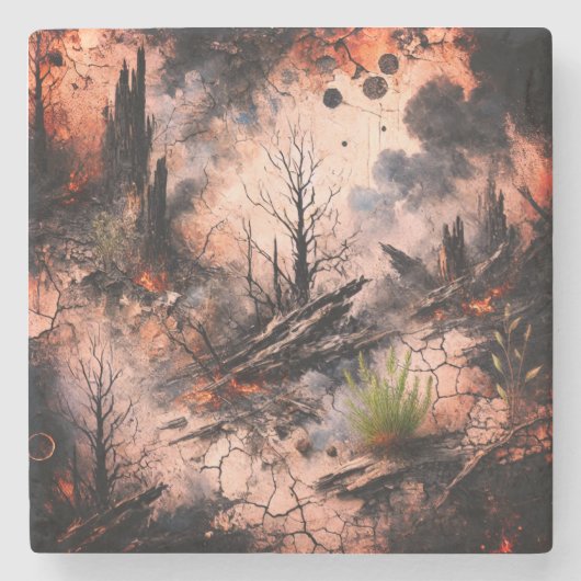 Einzigartiger künstlerischer Untersetzer (Vorderseite)