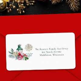 Einzigartiger Labrador für elegante Script-Rücksen Adressaufkleber