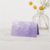 Einzigartiger Lila Hintergrund Platzkarte (Vorderseite)