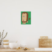 Einzigartiger Löwe mit großem Gesicht. Poster (Küche)