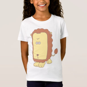 Einzigartiger Löwe mit großem Gesicht. T-Shirt