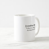 Einzigartiger lustiger Feuerwehrmann oder Feuerweh Kaffeetasse (VorderseiteRechts)