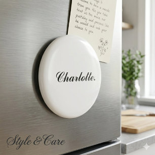 Einzigartiger Magnet mit personalisiertem Namen