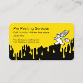 Einzigartiger Malservice Doppelseitige Visitenkart Visitenkarte (Vorderseite)