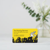 Einzigartiger Malservice Doppelseitige Visitenkart Visitenkarte (Stehend Vorderseite)