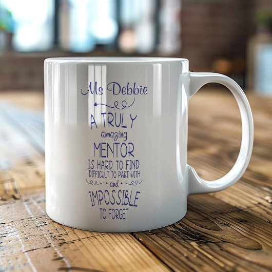 Einzigartiger Mentor Ein Wirklich Erstaunlicher Me Kaffeetasse