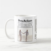 Einzigartiger minimalistischer benutzerdefinierter kaffeetasse (Links)