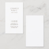 Einzigartiger Minimalistischer moderner Trendy Visitenkarte (Vorne/Hinten)