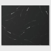 Einzigartiger Minimalistischer Schwarz-weißer Pins Geschenkpapier (Flach)